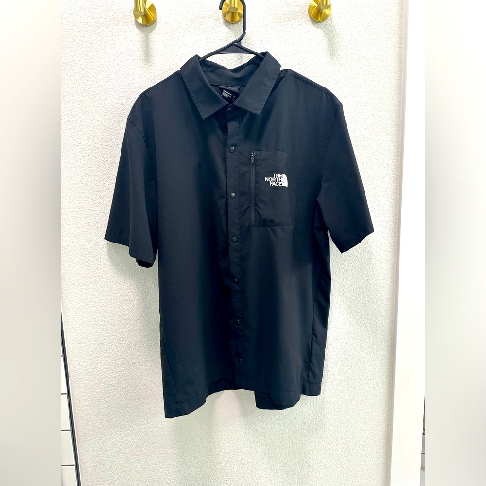 Men's North Face Button-Down Fishing/UPF Shirt - Size Large